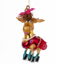 GAEM Украшение новогоднее "Олень", L8,5 W7,5 H13 см