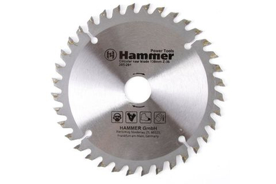 Диск пильный твердосплавный HAMMER Ф130х20мм 36зуб 205-201