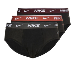 Мужские спортивные боксеры NikeEveryday Cotton Stretch Brief 3P - черный