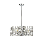 SL1104.103.05 Светильник подвесной ST-Luce хром/прозрачный E14 5*60W CASTO