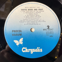 Винтажная виниловая пластинка LP Procol Harum Exotic Birds And Fruit (Japan 1977) (No Obi) Nothing But The Truth
