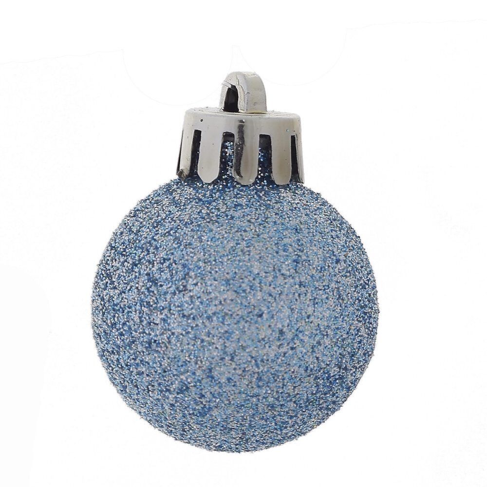 GAEM Набор из 20шт, Украшение новогоднее Шар "Снежок голубой", D3 см, L3 W3 H4 см