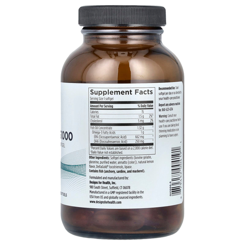 Designs For Health, OmegAvail ™ TG1000, 60 мягких таблеток