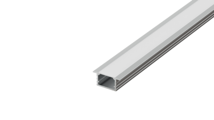 Donel, Встраиваемый алюминиевый анод. профиль, 21х10х2000мм. В комплекте матовый экран, 4 торцевые з