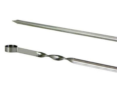 Шампур угловой 610*10*1,0мм нерж