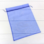 Мешочек 30х40см Органза (Синий)