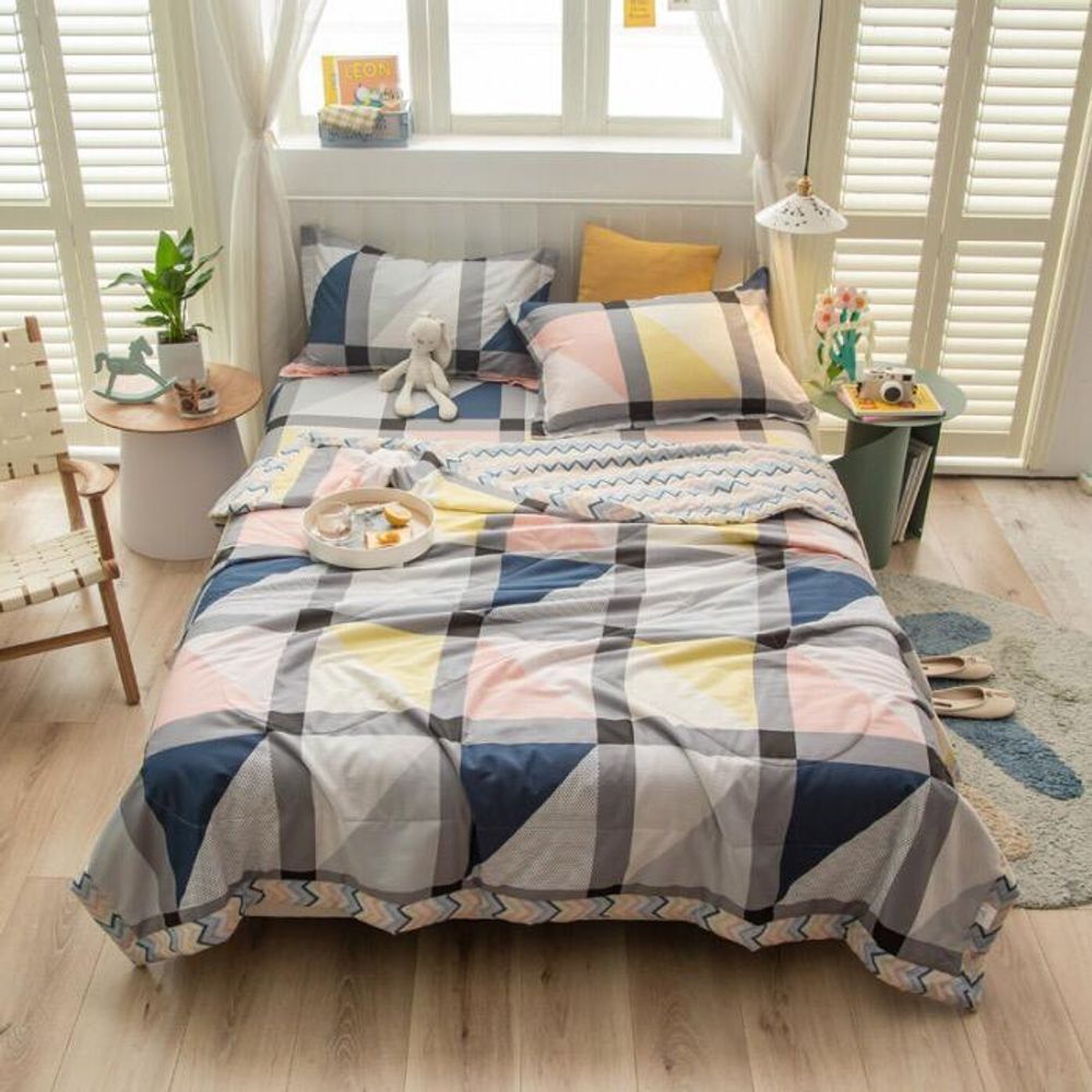 ZEPHYR HOME КПБ Двуспалка Евро (с одеялом) Серый