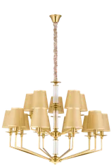 8669/10+5LT BRASS (1) Люстра Veneto Luce