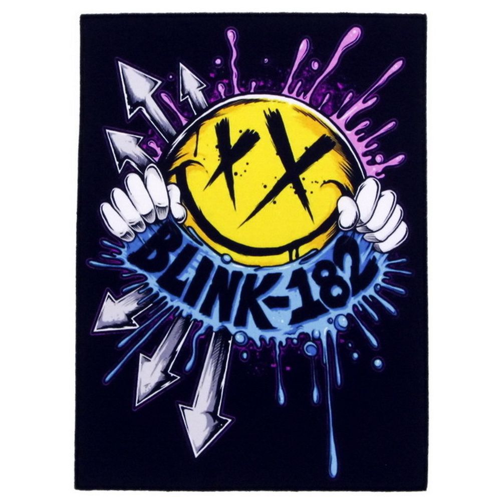 Нашивка Blink-182 смайл (089)