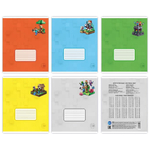 Тетрадь А5 12л. клетка "My Game" на скрепке, с полями, белизна 92%, блок офсет 60-65г. (Центрум)