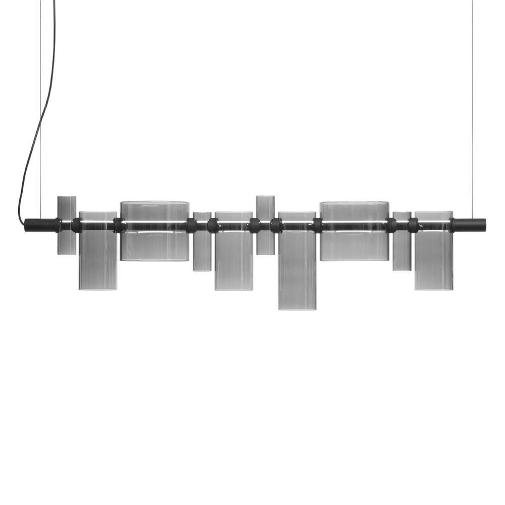 Подвесной светильник 7312P black/smoky