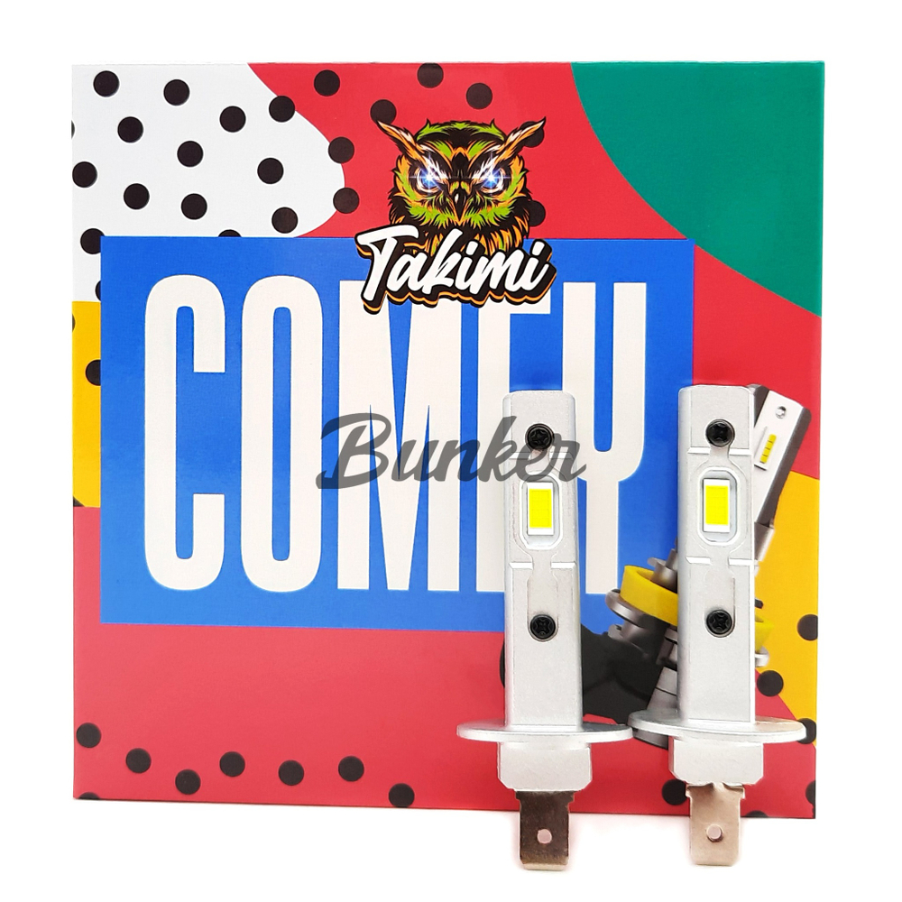 Светодиодные автомобильные LED лампы TaKiMi Comfy H1 mini 6000K 12V