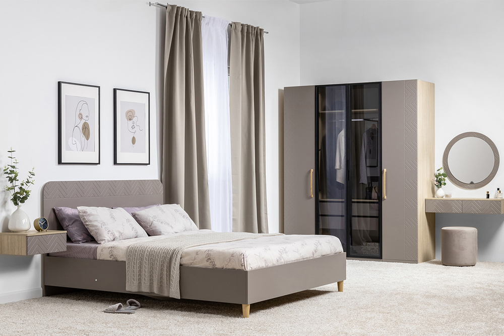 Шкаф-витрина 16.395, Плэйн, Веллюто Капучино