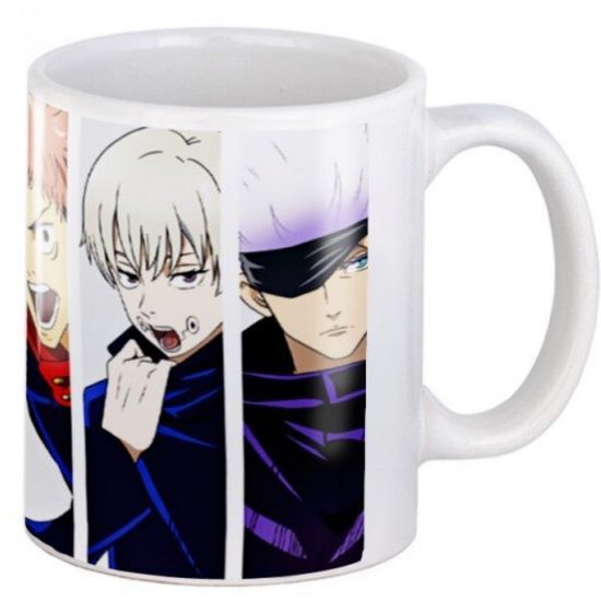 Кружка керамическая Магическая битва, персонажи-2, 330 мл