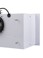 Вытяжка кухонная Quin-60 (WHITE) белый, D150мм, 1200м3/ч, полновстраиваемая, мотор 230Ватт, металл 60см, кнопочное управл.(MACBI)