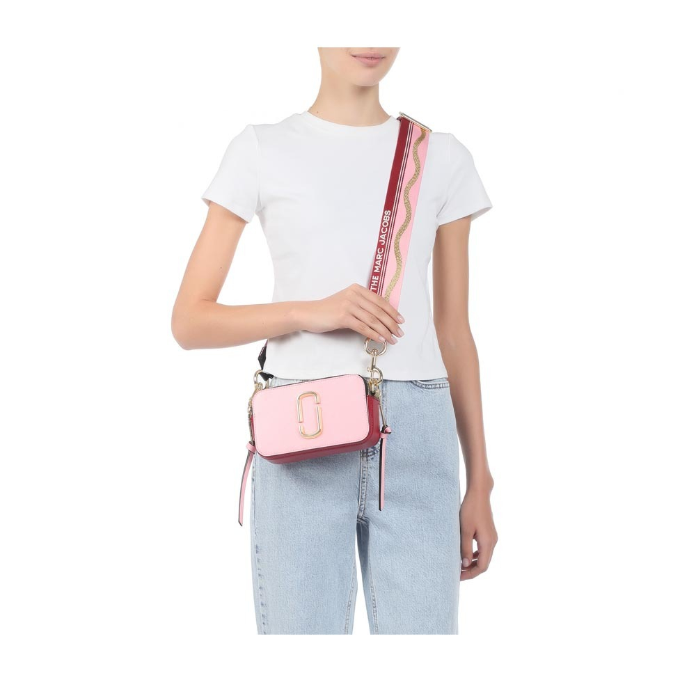 СУМКА MARC JACOBS SNAPSHOT CROSSBODY CAMERA BAG PINK MULTI