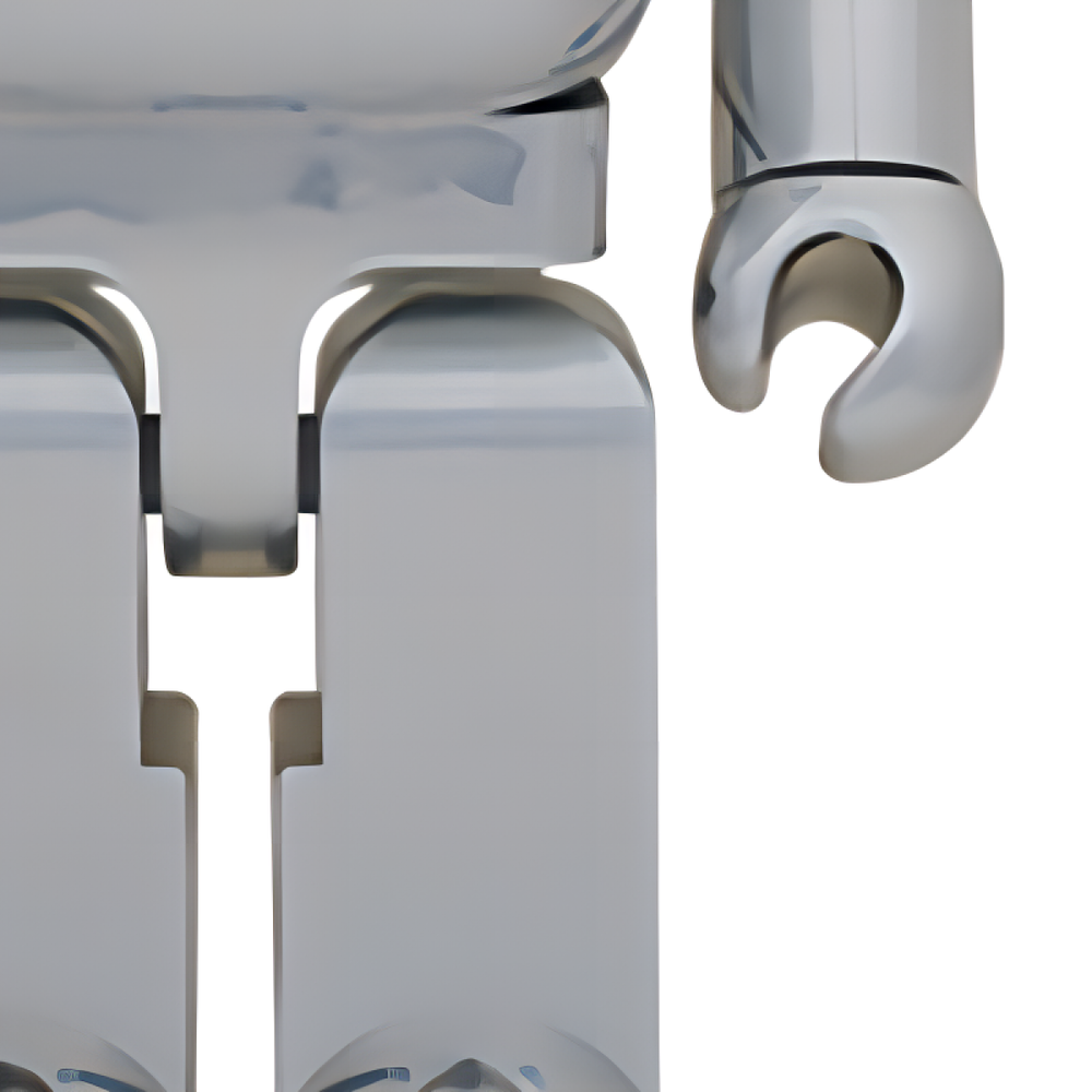 Дизайнерские игрушки BE@RBRICK 1000% 20 DEEP CHROME Ver. 70cm, 2225671-607985846