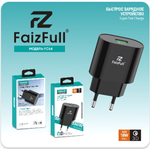 Зарядное устройство FaizFull FC64 18W QC3.0 3A USB Black