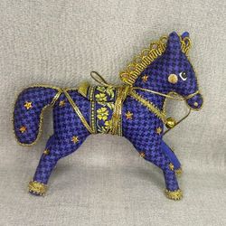 Ёлочная игрушка Лошадка Цирковая