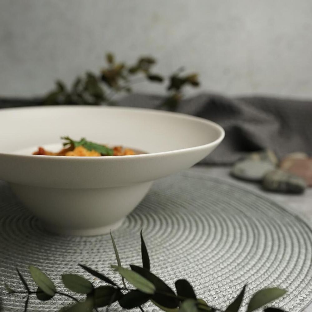 Тарелка глубокая 250 мл d 21 см h7,5 см для пасты   Noble [2]