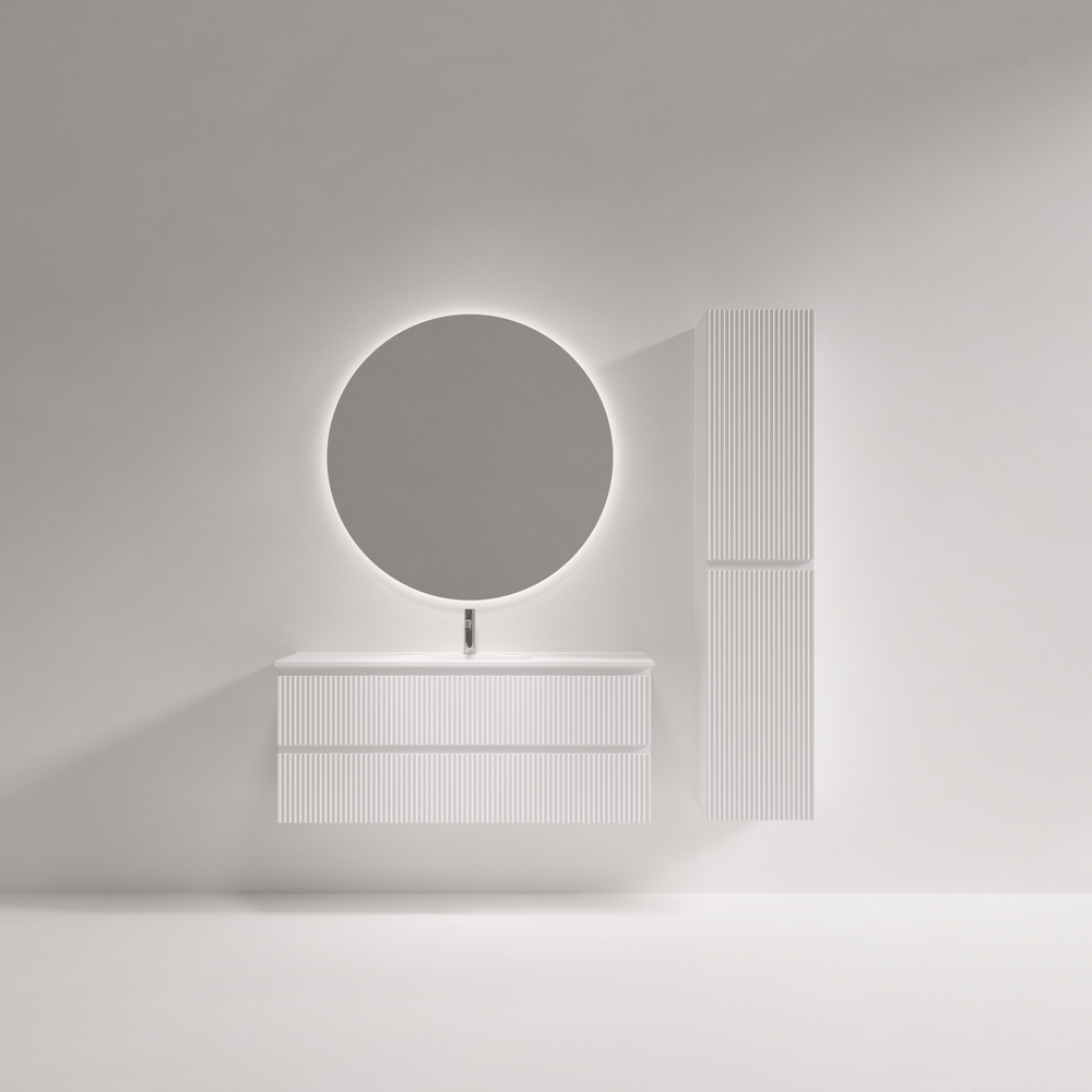 Тумба подвесная Sancos Snob R 1195х390х500, Bianco, SNR120/39W