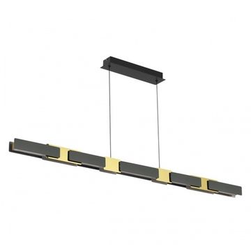 Подвесной светодиодный светильник 4991/40L черный Fierro Odeon Light