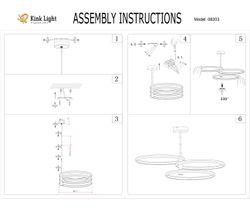 Kink Light 08203,20P(3000K) Люстра Тор-Трио бронза