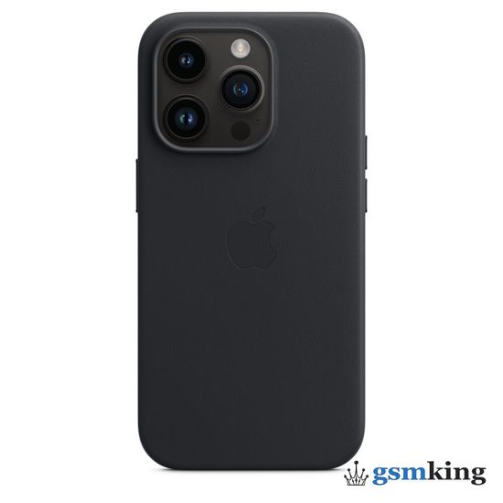 Apple Leather Case with MagSafe iPhone 14 Pro Midnight «Тёмная ночь» MPPG3ZM/A