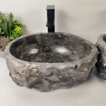 Раковина из мрамора ПАРА! Erozy Grey EM-65322 40*32*16 0882