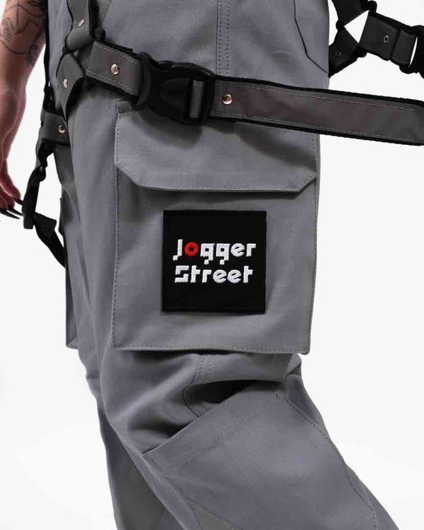 Джоггеры Jogger Street Night Rave Серые - фото 9