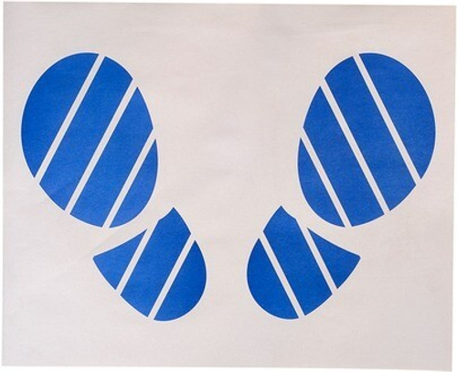 Коврики бумажные двухслойные Следы ног (405х500 мм) 500 шт. (PINGO)