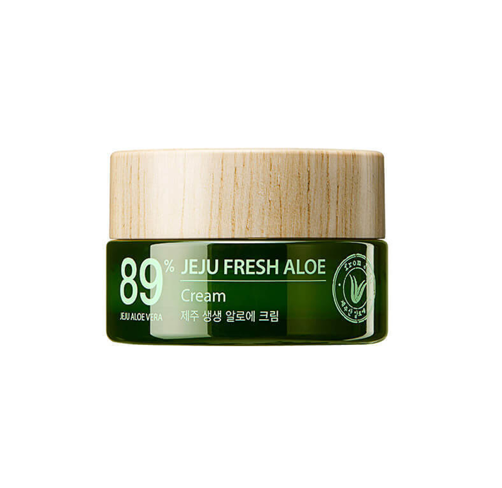 Увлажняющий крем для лица с алоэ The Saem Jeju Fresh Aloe Cream, 50мл.