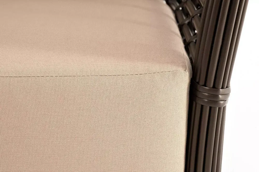 "Валенсия" диван из искусственного ротанга трехместный, цвет бронзовый