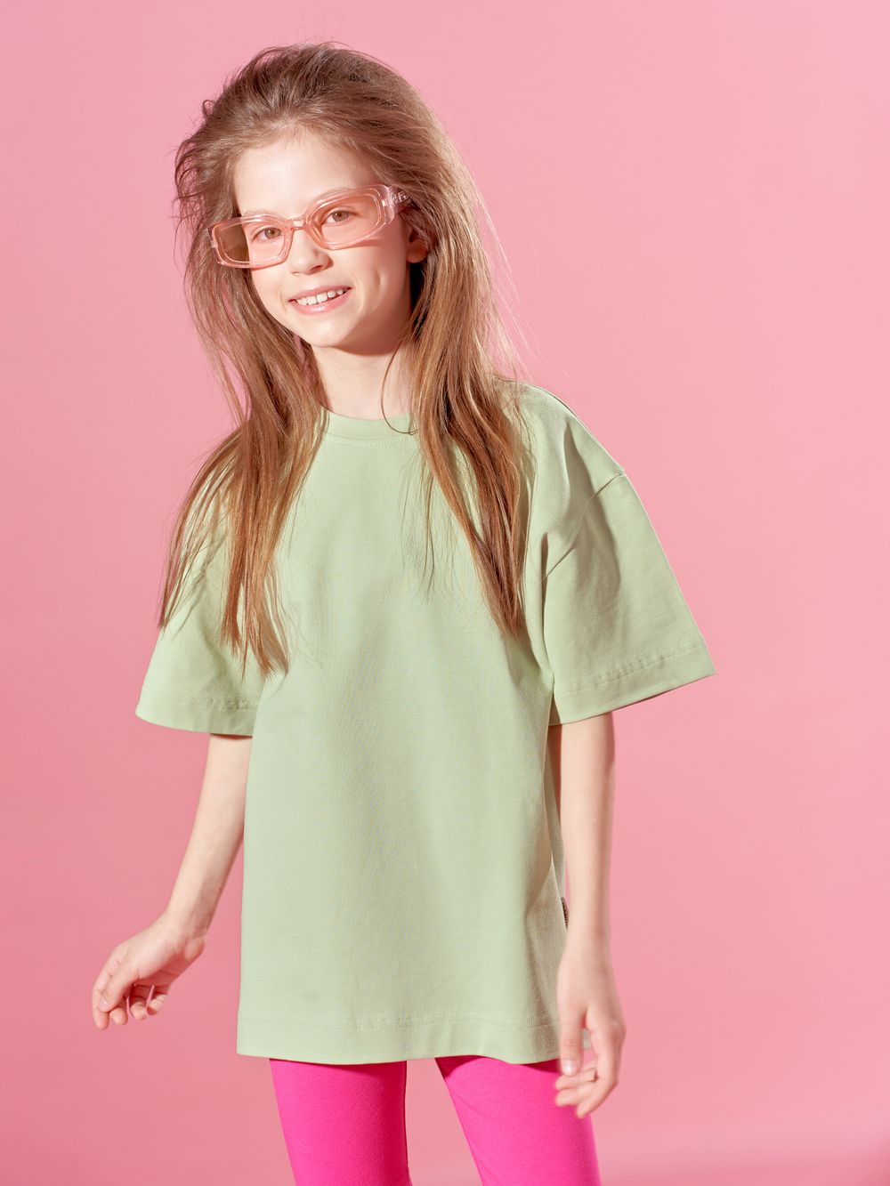 Футболка оверсайз "Шалфей" 7+