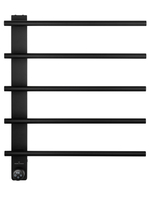 Полотенцесушитель электрический WONZON & WOGHAND NÜRNBERG, Черный матовый (WW-AL345-MB)