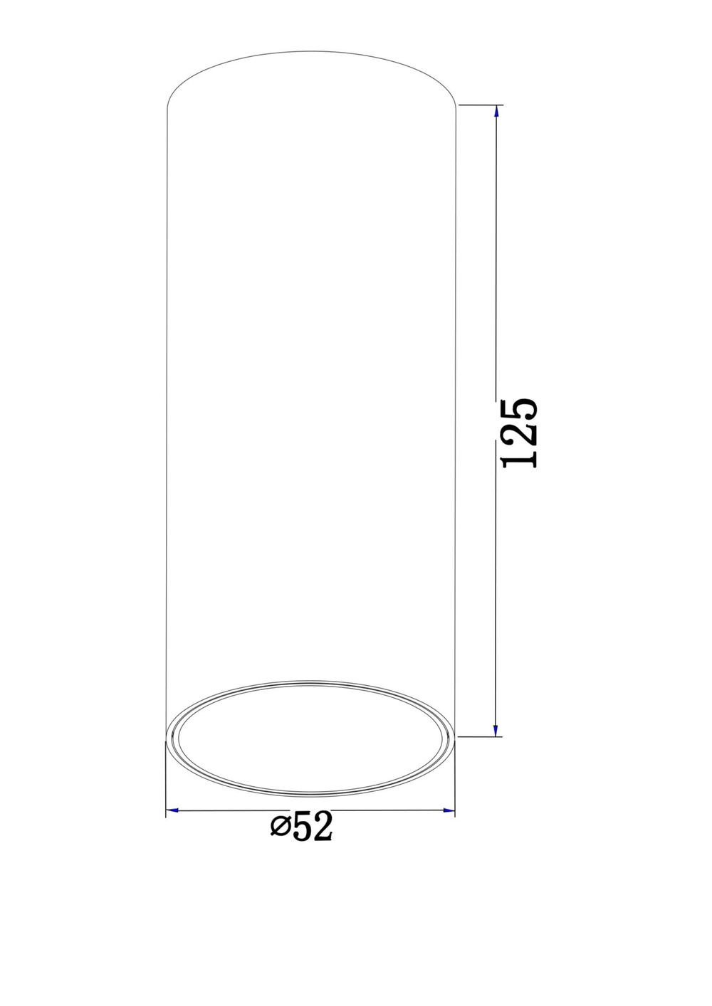 Потолочный светильник Technical C056CL-L12B4K
