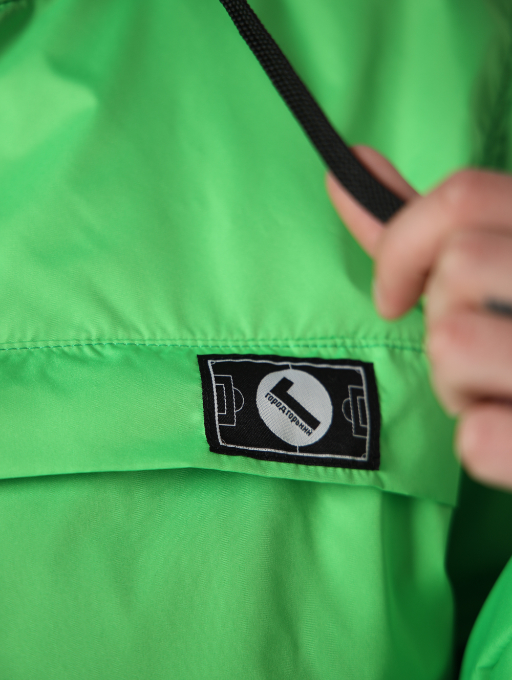 Анорак облегченный дюспо город горький зеленый салатовый