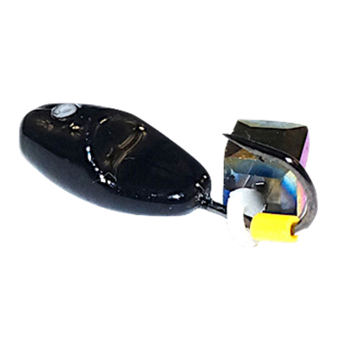 Мормышка Cargo Осинка 0.50г безнасадочная цв. Куб-Подвес Бензин