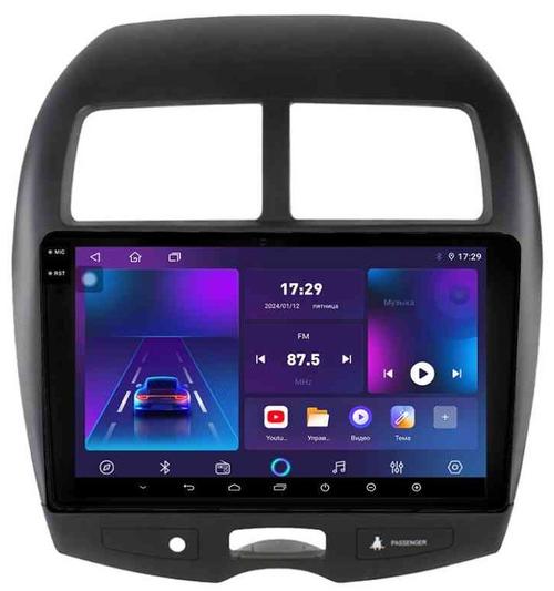 Магнитола для Mitsubishi ASX 2010-2016, Peugeot 4008, Citroen C4 Aircross - Parafar PF026RN2K на Android 13, Быстрая, QLED+2K, CarPlay, 4G SIM-слот