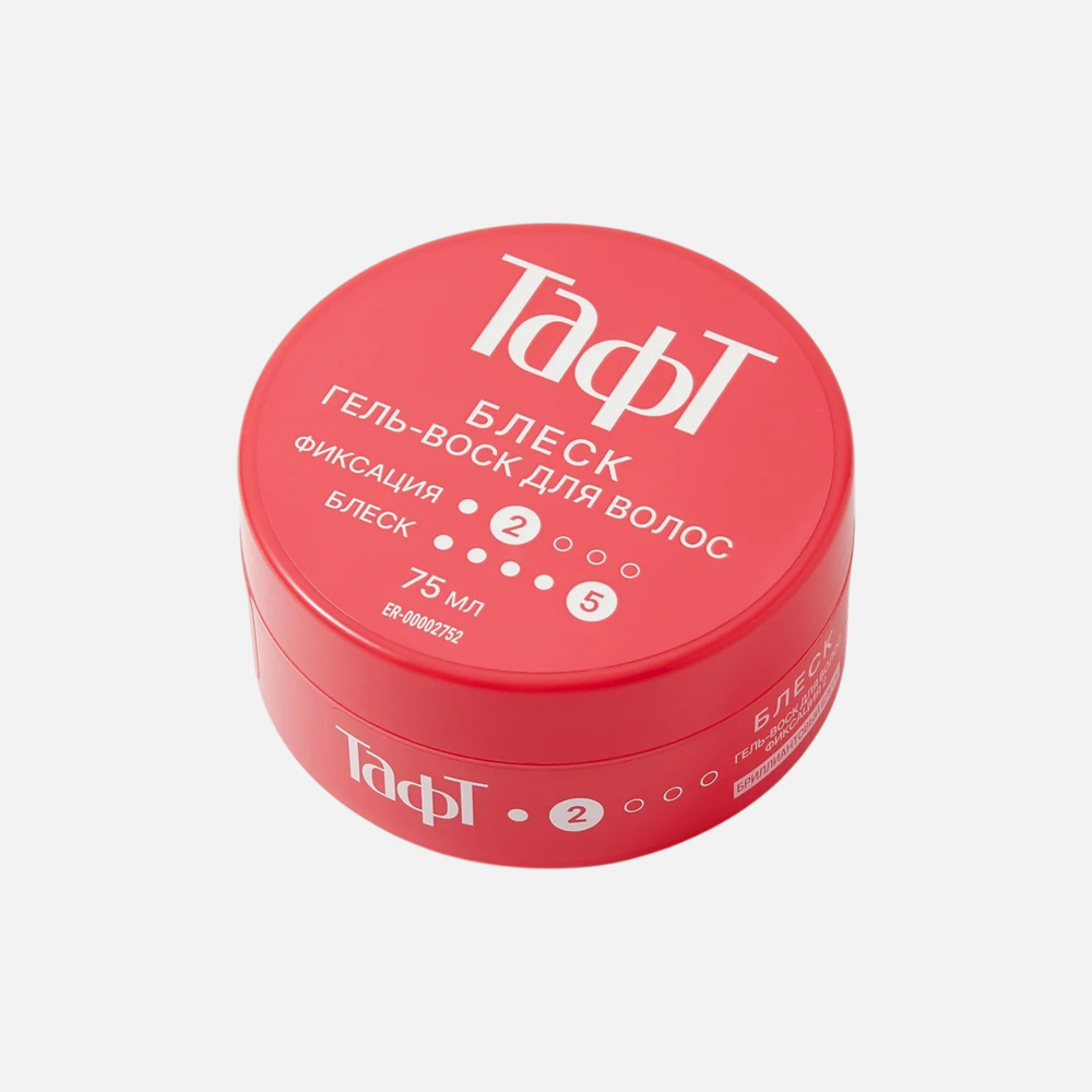 Гель-воск для укладки волос блеск ТАФТ 75 мл