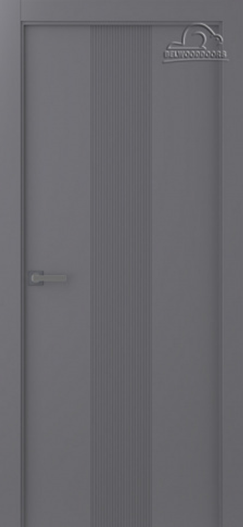 Дверь Ивент 1 / Цвет Эмаль графит / Двери Belwooddoors