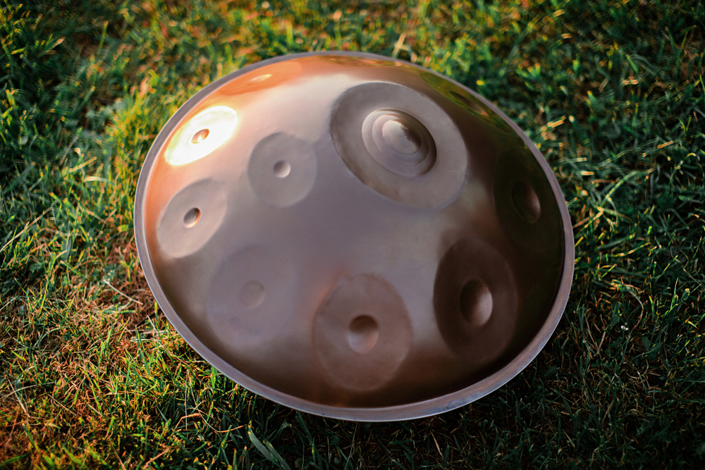 Глюкофон 53см, 11 мембран, Курд ре-минор, Kosmosky KSY.Handpan-11