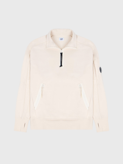 Свитшот на молнии C.P. Company Diagonal Raised Half Zip Pistachio