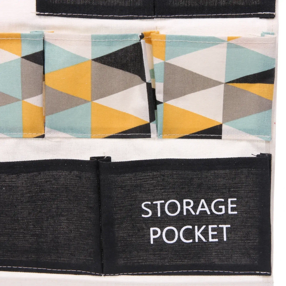 Карман настенный подвесной 7отделений «ИДЕЯДОМА», принт черный, 35*50см (лейбл Селфи)