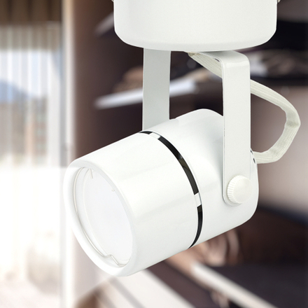 Светильник настенно-потолочный спот ЭРА OL4 GU10 WH под лампу MR16 GU10 белый