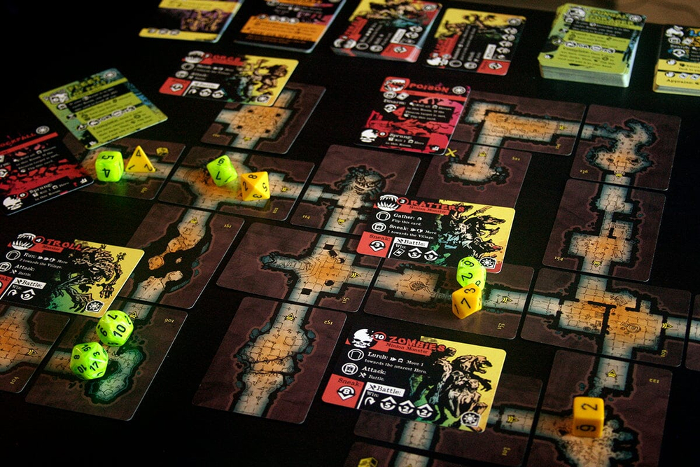 The DUNGENERATOR: DIE in a Dungeon - настольная игра