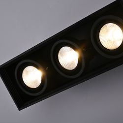 Встраиваемый Светодиодный Светильник Lumo L3 Black 4000 By Imperiumloft