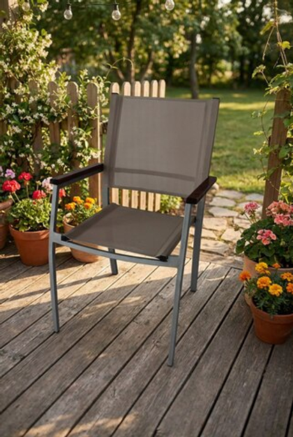 Стул металлический с сеткой