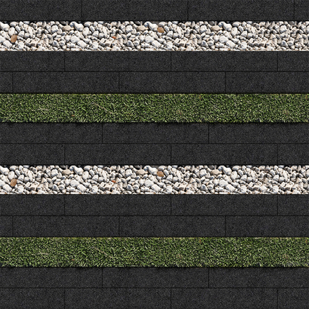 Тротуарная плитка ГАЗОННАЯ РЕШЕТКА - Стоунмикс Черный