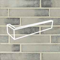 Облицовочная плитка угловая Lifebrick Римхен 482, 282х85х50х15 мм